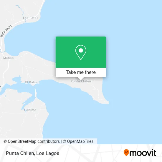 Punta Chilen map