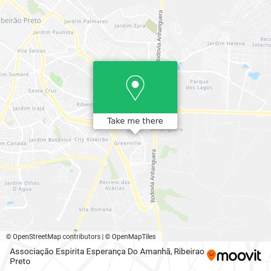 Associação Espirita Esperança Do Amanhã map