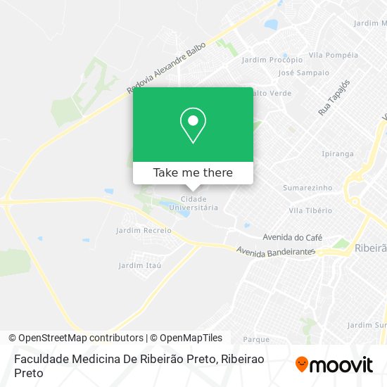 Faculdade Medicina De Ribeirão Preto map