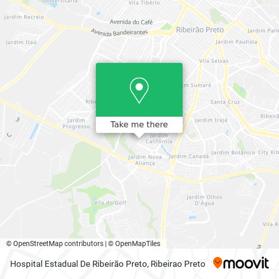 Hospital Estadual De Ribeirão Preto map