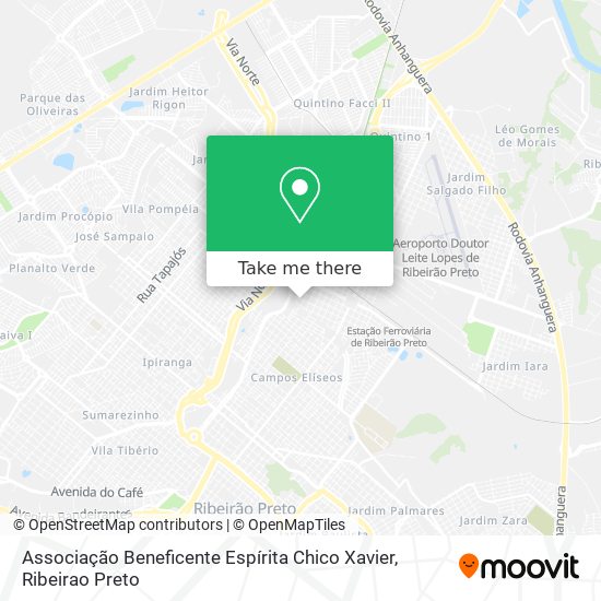 Associação Beneficente Espírita Chico Xavier map