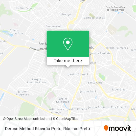 Derose Method Ribeirão Preto map