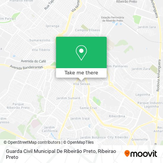 Guarda Civil Municipal De Ribeirão Preto map