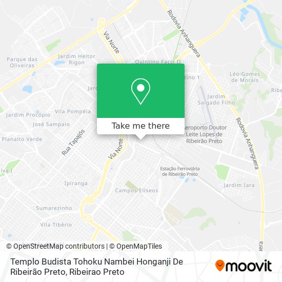 Templo Budista Tohoku Nambei Honganji De Ribeirão Preto map