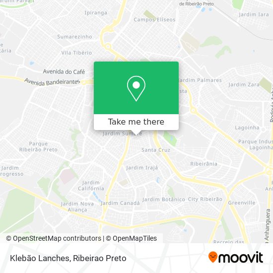 Klebão Lanches map
