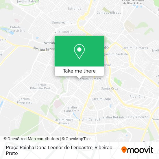 Mapa Praça Rainha Dona Leonor de Lencastre