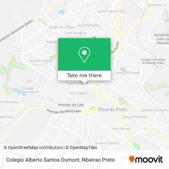 Mapa Colegio Alberto Santos Dumont