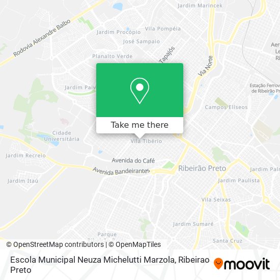 Mapa Escola Municipal Neuza Michelutti Marzola