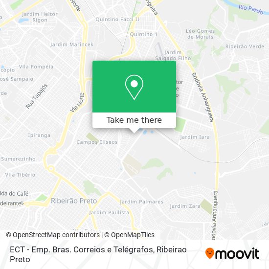 ECT - Emp. Bras. Correios e Telégrafos map