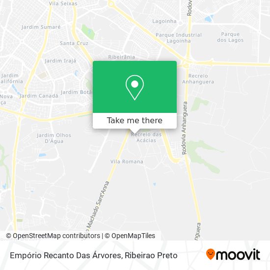 Empório Recanto Das Árvores map