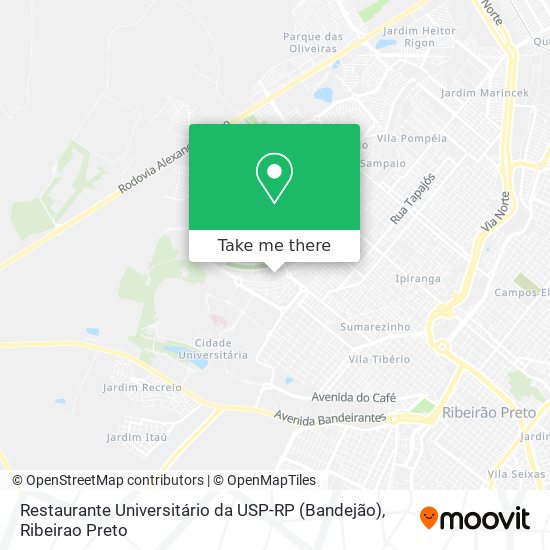 Restaurante Universitário da USP-RP (Bandejão) map