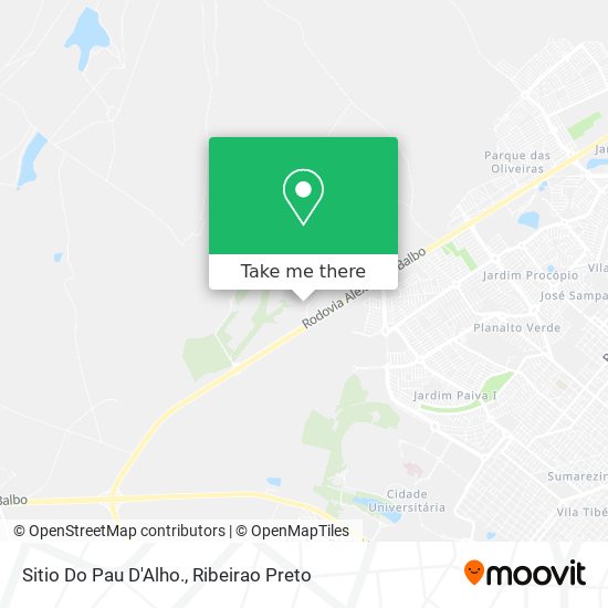 Sitio Do Pau D'Alho. map