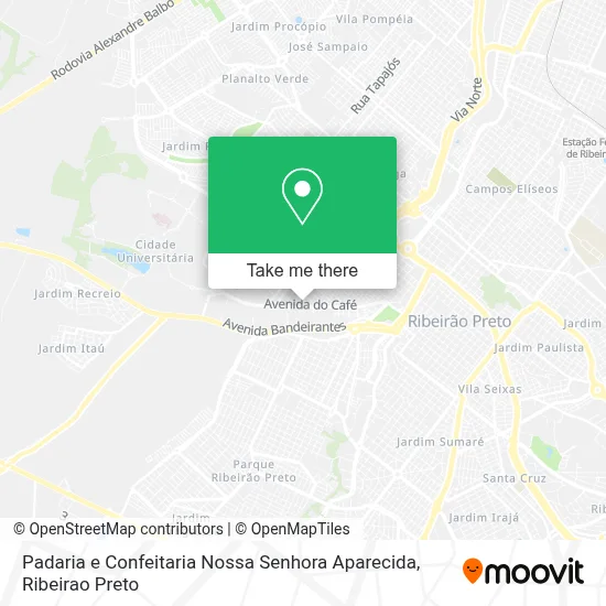 Padaria e Confeitaria Nossa Senhora Aparecida map