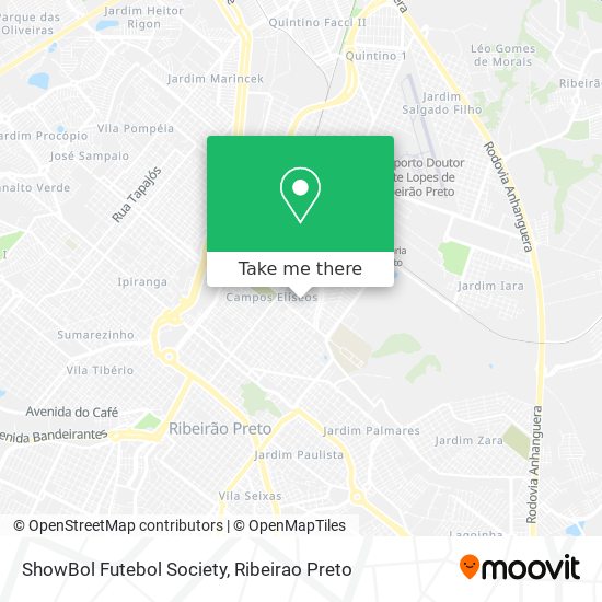 ShowBol Futebol Society map