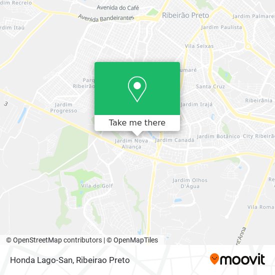 Honda Lago-San map