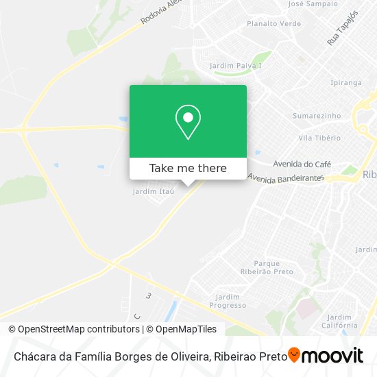 Chácara da Família Borges de Oliveira map