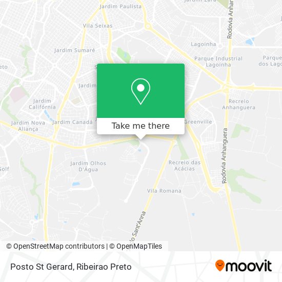 Posto St Gerard map