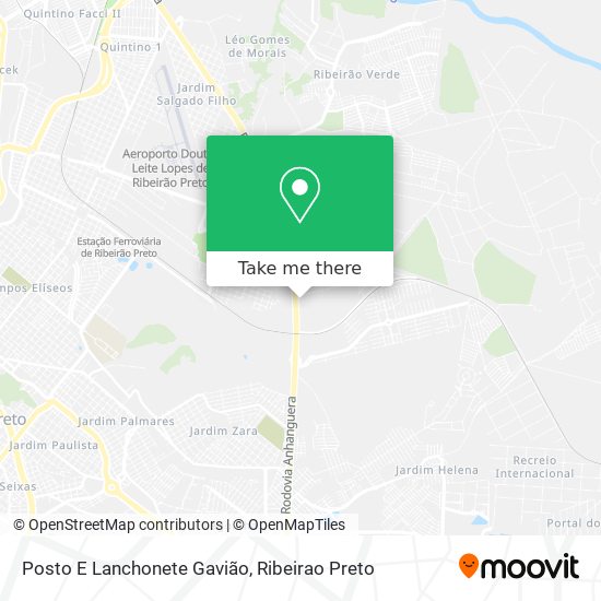 Posto E Lanchonete Gavião map