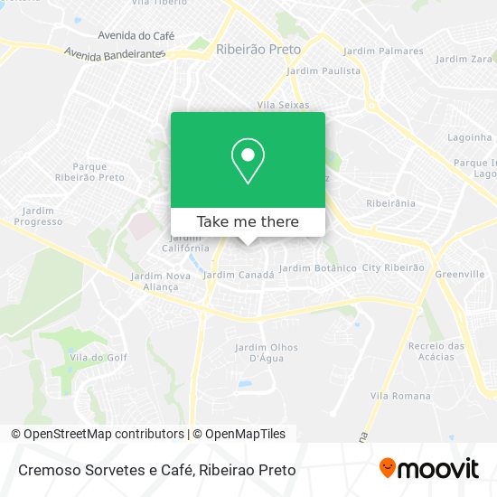 Cremoso Sorvetes e Café map