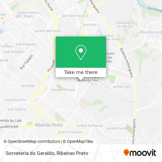 Sorveteria do Geraldo map