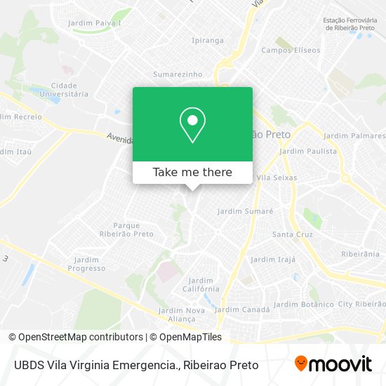 UBDS Vila Virginia Emergencia. map