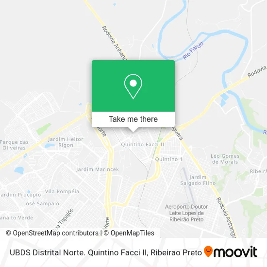 UBDS Distrital Norte. Quintino Facci II map