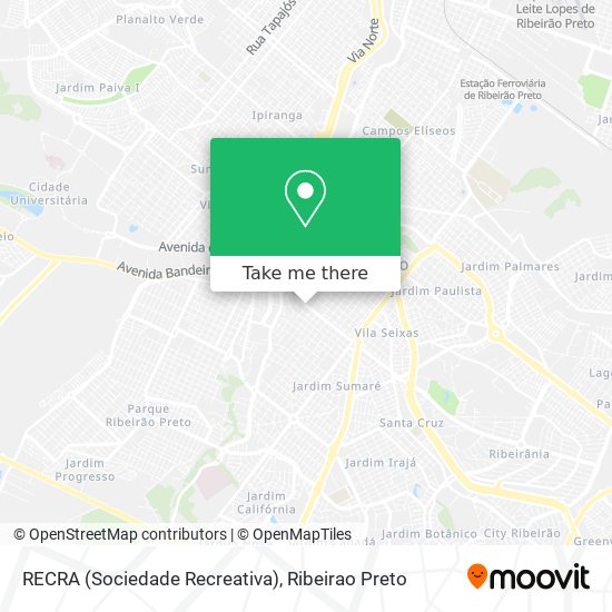 Mapa RECRA (Sociedade Recreativa)