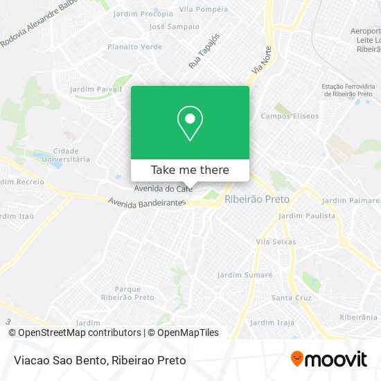 Viacao Sao Bento map