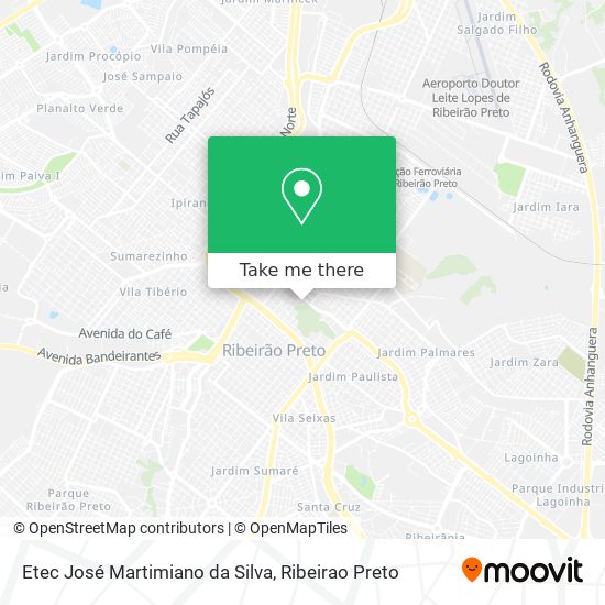 Etec José Martimiano da Silva map