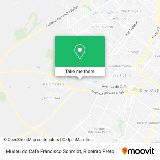 Museu do Café Francisco Schmidt map