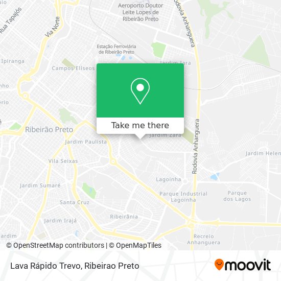 Lava Rápido Trevo map
