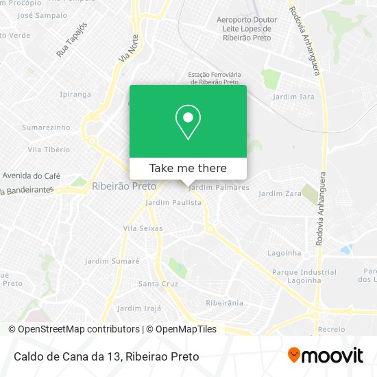 Caldo de Cana da 13 map