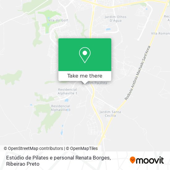 Estúdio de Pilates e personal Renata Borges map