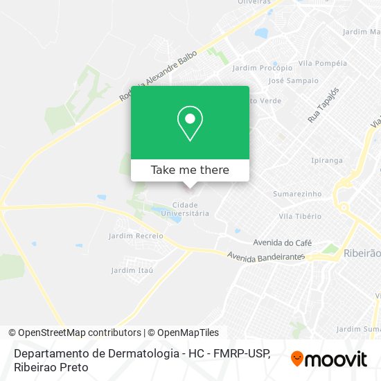 Departamento de Dermatologia - HC - FMRP-USP map