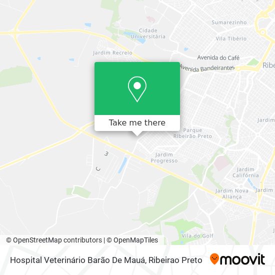 Hospital Veterinário Barão De Mauá map