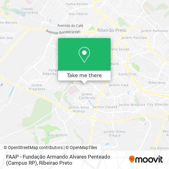 FAAP - Fundação Armando Alvares Penteado (Campus RP) map