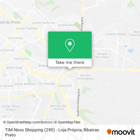 Mapa TIM Novo Shopping (290) -	Loja Própria