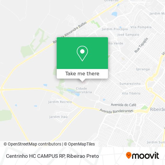 Centrinho HC CAMPUS RP map
