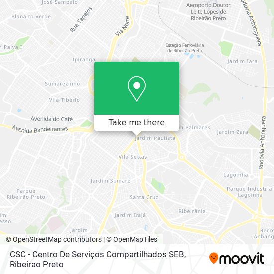 CSC - Centro De Serviços Compartilhados SEB map