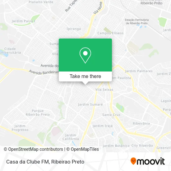 Casa da Clube FM map