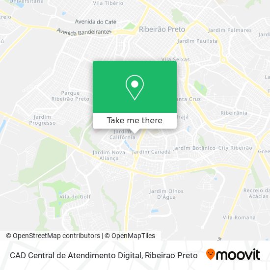 Mapa CAD Central de Atendimento Digital