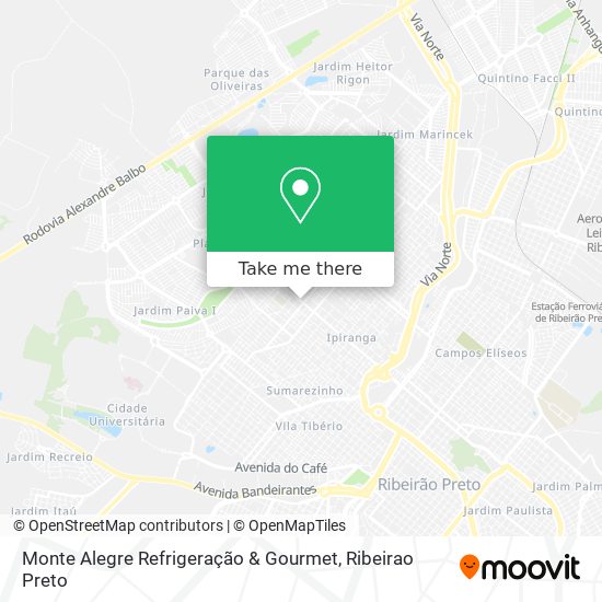 Monte Alegre Refrigeração & Gourmet map
