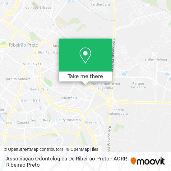 Mapa Associação Odontologica De Ribeirao Preto - AORP