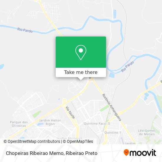 Chopeiras Ribeirao Memo map