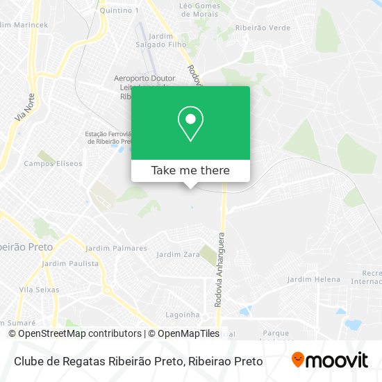 Clube de Regatas Ribeirão Preto map