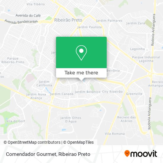Comendador Gourmet map
