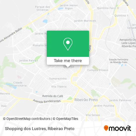 Shopping dos Lustres map
