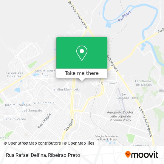 Rua Rafael Delfina map