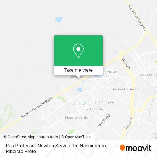 Rua Professor Newton Sérvulo Do Nascimento map