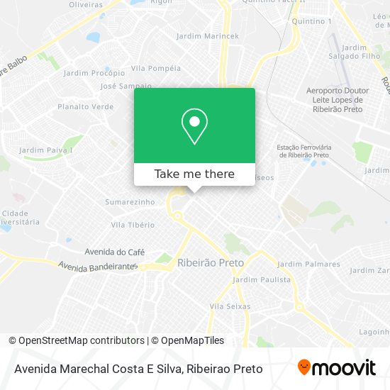 Mapa Avenida Marechal Costa E Silva
